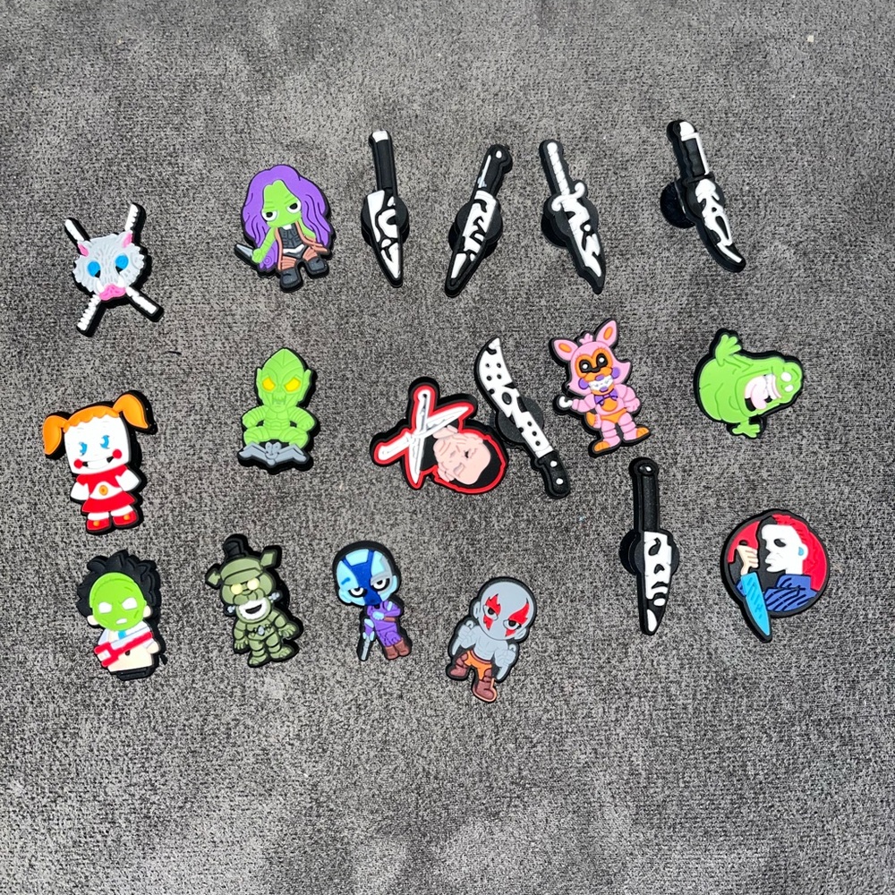 Jibbitz Croc Charms Mix Lot of Horror Movie
